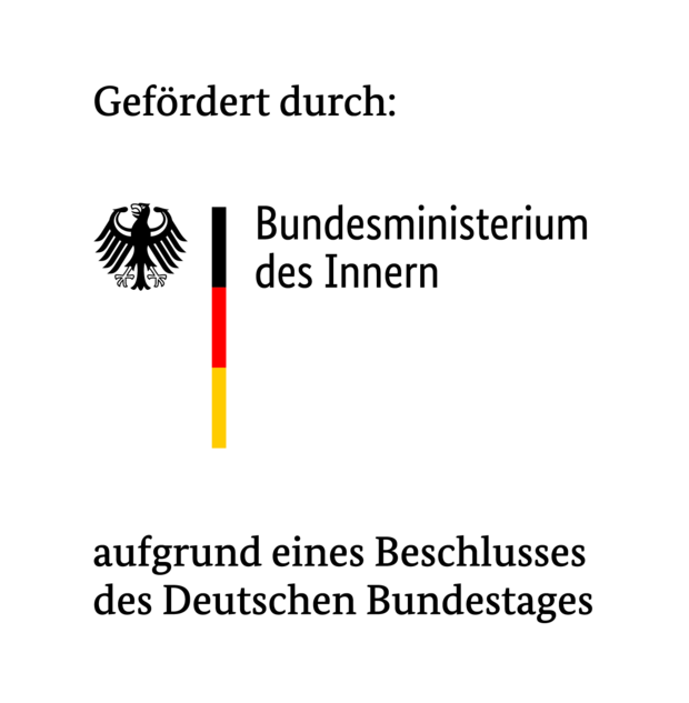 Förderlogo des Bundesministeriums des Innern und für Heimat